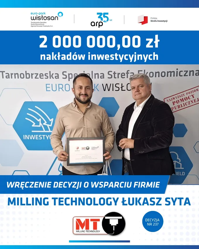 Obraz: Firma MŚP planuje rozwój z TSSE