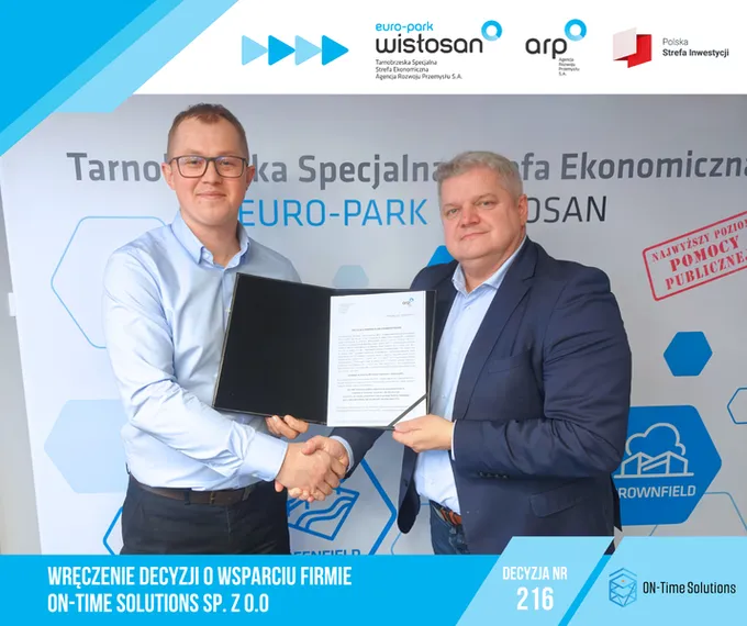 Obraz: Kolejny inwestor w TSSE EURO-PARK WISŁOSAN