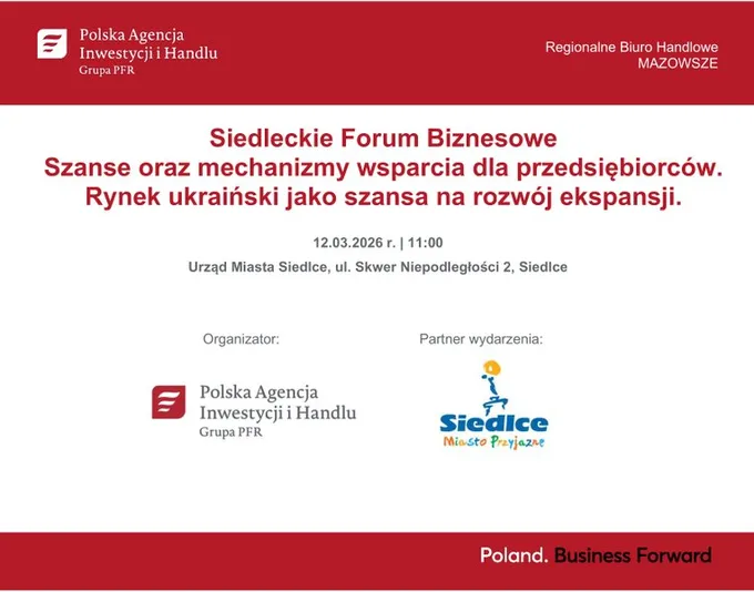 Obraz: Zapraszamy na Siedleckie Forum Biznesowe