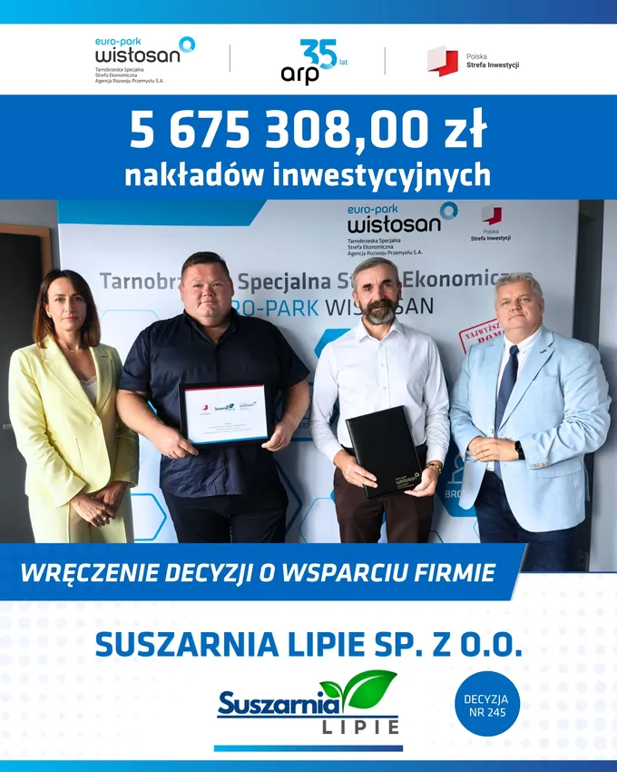 Obraz: Kolejna firma z powiatu grójeckiego inwestuje z Polską Strefą Inwestycji!